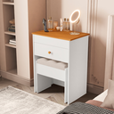 Ver imagem 3 de Penteadeira Compacta C/ Espelho e Gaveta Ideal P/ Maquiagem