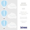 Ver imagem 2 de Adesivo Destacável Nuvens e Balões - Azul
