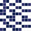 Ver imagem 3 de Adesivo Destacável Pastilha Mix Branco e Azul Marinho - 20 x 20cm - 18 unidades.