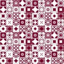 Ver imagem 4 de Adesivo Destacável Azulejo Bragança Vinho - 10 x 10cm - 90 unidades