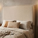 Ver imagem 7 de Cabeceira para Cama Box King Size Virella 195cm Moderna com Frame Linho Bege - Desk Design
