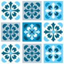 Ver imagem 4 de Adesivo Destacável Azulejo Manresa Azul - 15 x 15cm - 36 unidades