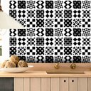 Ver imagem 1 de Adesivo Destacável Azulejo Átrio Preto - 10 x 10cm - 90 unidades