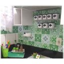 Ver imagem 2 de Adesivo Destacável Azulejo Berga Verde - 15 x 15cm - 36 unidades