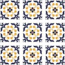 Ver imagem 2 de Adesivo Destacável Azulejo Braga Azul Escuro - 10 x 10cm - 90 unidades
