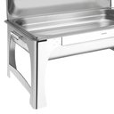 Ver imagem 2 de Rechaud Tramontina 9l Cuba Gn 1/1 Inox Tampa Removível Gastronômico Restaurante Hotel