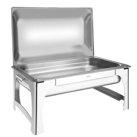 Rechaud Tramontina 9l Cuba Gn 1/1 Inox Tampa Removível Gastronômico Restaurante Hotel