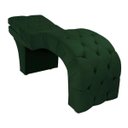 Ver imagem 2 de Maca Estética Estofada Reclinável Ergonômica Veludo Tati:verde
