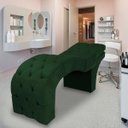 Ver imagem 1 de Maca Estética Estofada Reclinável Ergonômica Veludo Tati:verde