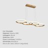 Lustre Pendente Lumier Capri 48w 84x29cm Led Dourado Bivolt - 7