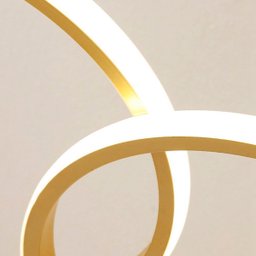 Lustre Pendente Lumier Capri 48w 84x29cm Led Dourado Bivolt - 10