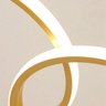 Lustre Pendente Lumier Capri 48w 84x29cm Led Dourado Bivolt - 10