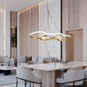 Ver mais imagens de Lustre Pendente Lumier Capri 48w 84x29cm Led Dourado Bivolt