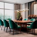 Ver imagem 3 de Lustre Pendente Lumier Capri 48w 84x29cm Led Dourado Bivolt