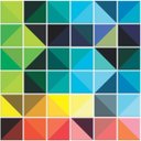 Ver imagem 3 de Adesivo Destacável Azulejo Triângulo Prisma - 15 x 15cm - 36 unidades