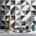 Ver imagem 1 de Adesivo Destacável Azulejo Retângulo Preto - 10 x 10cm - 90 unidades