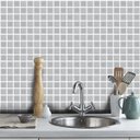 Ver imagem 2 de Papel de Parede Pastilha 3D - Várias Cores - Cinza