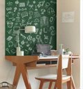 Ver imagem 3 de Papel de Parede Lousa Verde + 4 gizes - 0,50 x 2,50m
