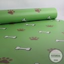 Ver imagem 3 de Papel de Parede Pet Shop Patas Cachorro - Várias Cores - Marrom