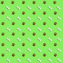 Ver imagem 2 de Papel de Parede Pet Shop Patas Cachorro - Várias Cores - Marrom