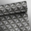 Ver imagem 3 de Papel de Parede Triângulo 3D Classic - Várias Cores - Grafite