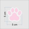 Adesivo Destacável Patas de Cachorro - Colorido - 2