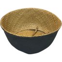 Ver imagem 1 de Cesta com Alça Decorativo em Palha 45cm Preto