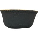 Ver imagem 2 de Cesta com Alça Decorativo em Palha 45cm Preto