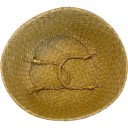 Ver imagem 5 de Cesta com Alça Decorativo em Palha 45cm Preto