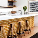 Ver imagem 2 de Papel de Parede Tijolo Rústico - Laranja