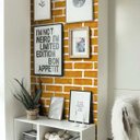 Ver imagem 1 de Papel de Parede Tijolo Rústico - Laranja