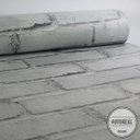 Ver imagem 3 de Papel de Parede Tijolo Rústico - Branco