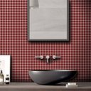 Ver imagem 1 de Papel de Parede Pastilha Clássica - Várias Cores - Vinho