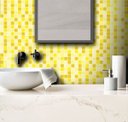 Ver imagem 1 de Papel de Parede Pastilha Clássica Mix - Várias Cores - Amarelo