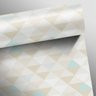Papel de Parede Triângulo Mix Marrom 0,58 x 2,50m - 2
