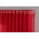 Ver imagem 2 de Cortina Voil Xadrez para Sala, Quarto e Cozinha 3,00 X 2,30 Vermelho