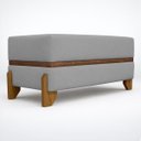 Ver imagem 3 de Puff Recamier Kodama 150 Cm para Sala Quarto Pé de Cama Hall de Entrada Bouclé Premium Luxo