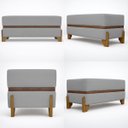 Ver imagem 5 de Puff Recamier Kodama 150 Cm para Sala Quarto Pé de Cama Hall de Entrada Bouclé Premium Luxo