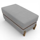 Ver imagem 4 de Puff Recamier Kodama 150 Cm para Sala Quarto Pé de Cama Hall de Entrada Bouclé Premium Luxo