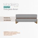 Ver mais imagens de Puff Recamier Kodama 150 Cm para Sala Quarto Pé de Cama Hall de Entrada Bouclé Premium Luxo