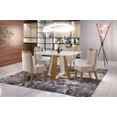 Ver imagem 1 de Sala de Jantar 4 Cadeiras 1,20 X80 - Viggore - Domus Móveis