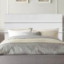 Ver imagem 1 de Cabeceira Estofada Argentina 195cm King Size Para Cama Box Quarto Suede Branco - Gat Magazine