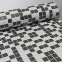Ver imagem 3 de Adesivo Destacável Pastilha Mix Branco e Preto - 15 x 15cm - 36 unidades