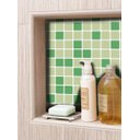 Ver imagem 3 de Adesivo Destacável Pastilha Mix Verde Claro - 10 x 10cm - 90 unidades