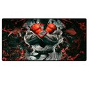 Ver imagem 1 de Mouse Pad Gamer Extra Grande Guerreiro Lutador Base Antiderrapante