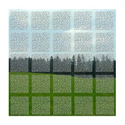 Adesivo Jateado para vidros Quadrado 1,22m - 1,22 x 3,00m - 3