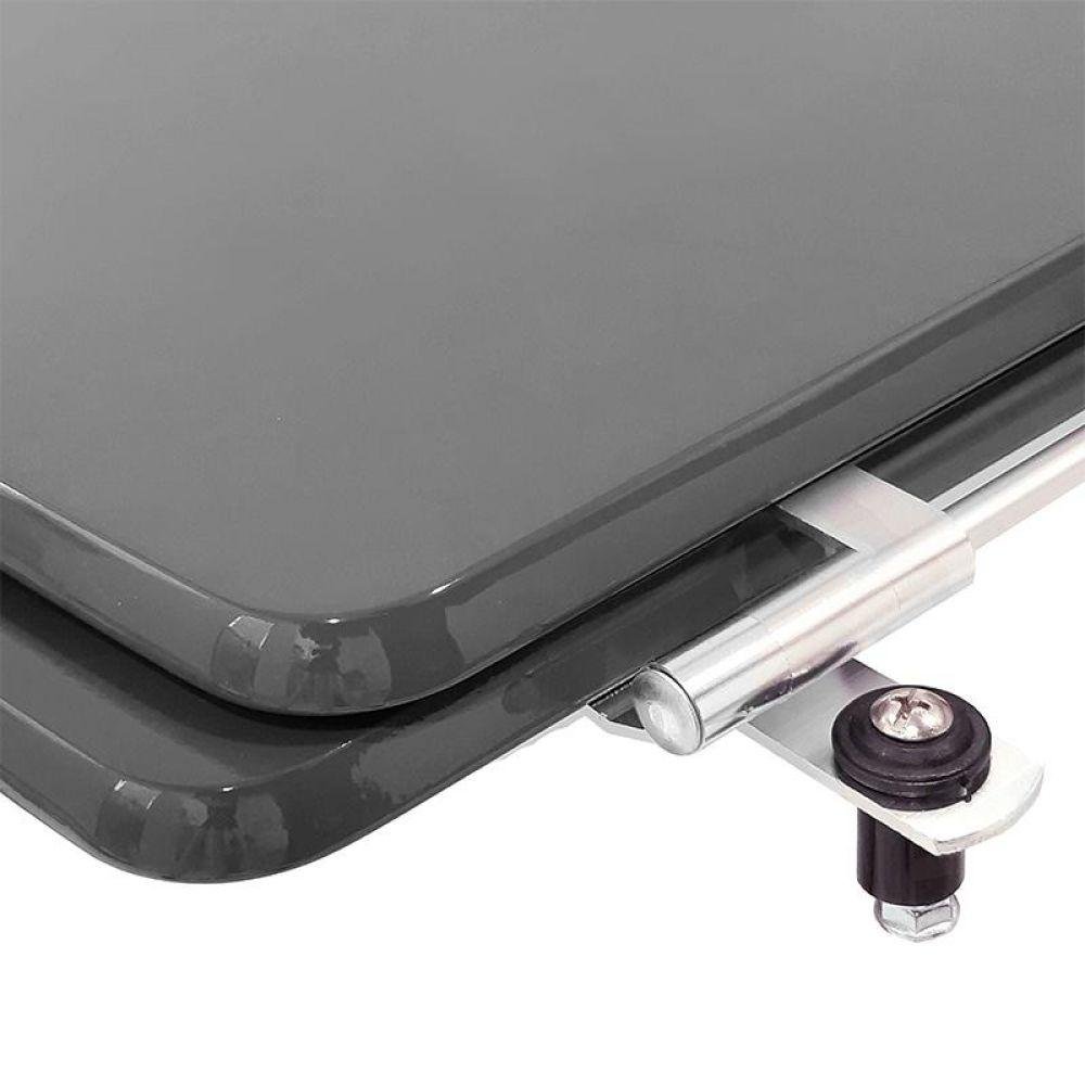 Assento Sanitario Plus Cinza Escuro para Bacia Fiori 6lpf - 2