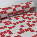 Ver imagem 3 de Adesivo Destacável Pastilha Mix Branco e Vermelho - 20 x 20cm - 18 unidades.