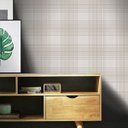 Ver imagem 2 de Papel de Parede Xadrez Soft - Várias Cores - Marrom Claro