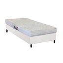 Ver imagem 1 de Cama Box Solteiro: Colchão Espuma Herval AG65 Frontier + Base CRC Courano White(88x188)